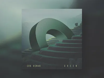 RGB Album Covers - Green 3d 3d abstract 3d shapes abstract album artwork album cover album design artwork circle depth design digital digital art digital artwork forest graphic design green illustration music sphere