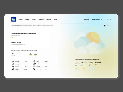 the weather☁⛅ 3d animation branding cloud design forecast graphic design illustration logo motion graphics sun ui ux weather windy