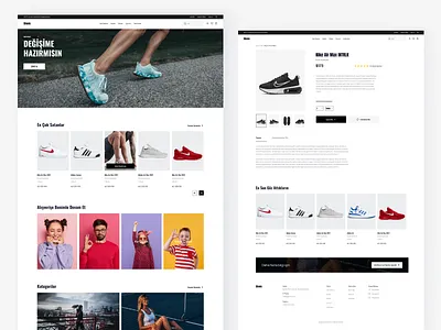 Shoe Store Ecommerce design ecommerce figma shoe uı ux