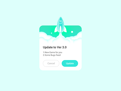 Update Dialog graphic design illustration ui update