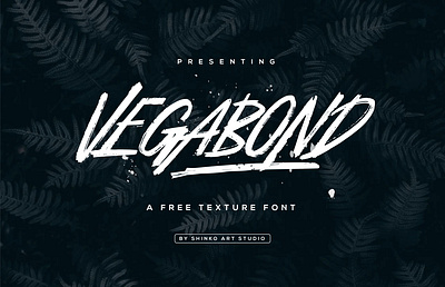 Vegabond - a FREE brush font. branding brushfont font freefont lettering type typedesign typeface typography