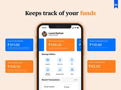 Funds Tracker 🪙 | Antarang Mobile App app app design case study charitable community crowdfunding app design donation donation app figma finance app fintech inspiration mobile app mobile app design social app ui uidesign uiux ux