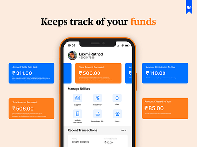 Funds Tracker 🪙 | Antarang Mobile App app app design case study charitable community crowdfunding app design donation donation app figma finance app fintech inspiration mobile app mobile app design social app ui uidesign uiux ux