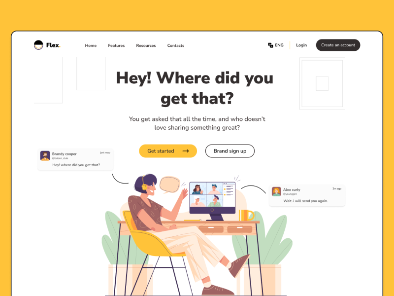 Example of Responsive Landing Page Design   Figma