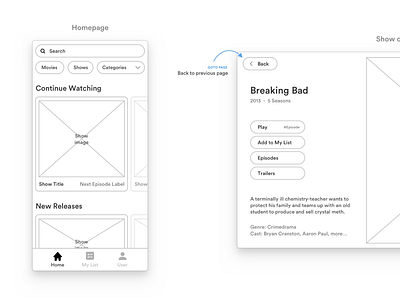 Mockup for streaming service design graphic design mockup netflix redesign ui ux