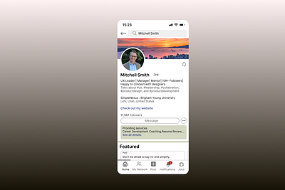 User Profile Day 6 challenge daily ui day6 ui ui challenge user profile user profile day 6 userprofile