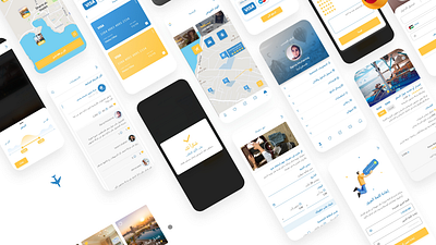 UX/UI App ِAirline adobe xd app design graphic design ui ux design