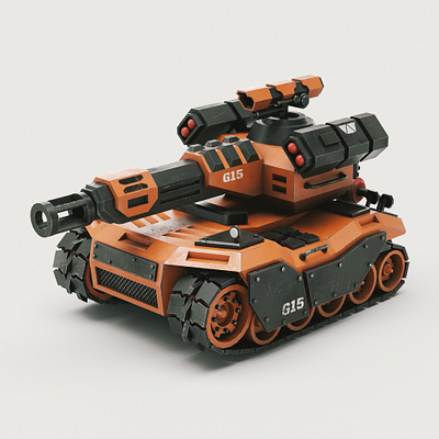 Concept Tank 05 military stylized tank