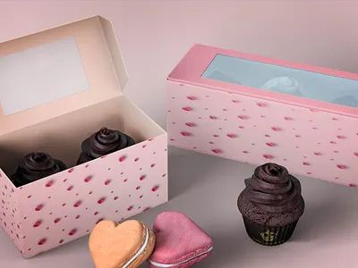 Box mockup for valentine's day art artwork box branding design graphic design heart illustration logo love ui ux
