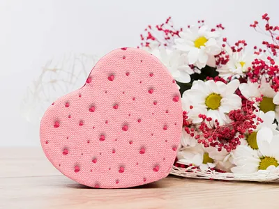 Box mockup for valentine's day art artwork boy branding design graphic design illustration logo love man mother son ui ux valentines day woman