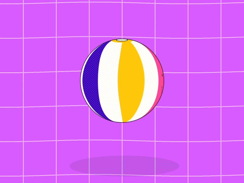 It feels like summer 2d 2dchrachter adobe aftereffects animation ball character design cool creative design funny heatwave illustration motion motion graphics orange summer sun vector yellow