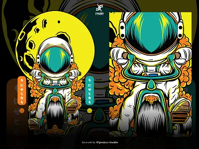 Astronot Cycling - T-shirt Illustration apparel astronot brand cloth clothing clothing brand cycling graphic design illustration illustrator merch merchandise poster poster art space space illustration t shirt brand t shirt design t shirt illustration t shirt merchandise