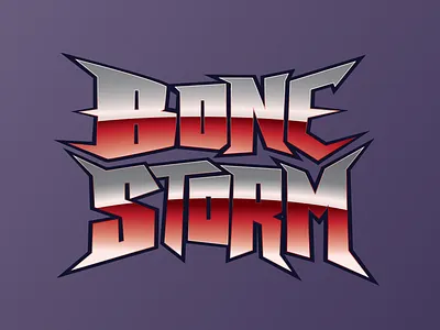 Branding Springfield #9: Bonestorm adobe bonestorm branding branding springfield design flat illustration illustrator logo texture the simpsons vector