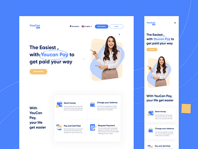 Youcan Pay Redesign app design design designers dribbble dribbblers figma illustration inspiration landing page popular redesign trending trendy ui uidesign uiux ux uxdesign website xd