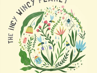 A book about kindness book children illustration planet plants