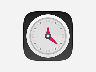 Clock App Icon Redesign 3d app app icon apple branding design graphic design icon ios mac icon mac os skeuomorphism ui