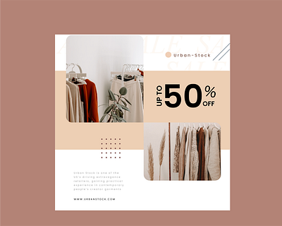 Urban Stock-Fashion Banner branding design fashion banner graphic design illustration