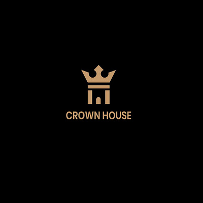 crown house minimalist logo design branding design illustration logo logodesign logodesigner logomaker logotype marketing mascotlogo minimalist vector