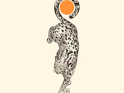 Ocelot Tattoo Sketch branding cat design digital illustration graphic design illustration tattoo sketch vector