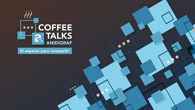 Imagen Coffee Talks ANIDIGRAF (2021) branding design logo