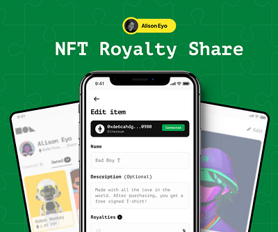 NFT Royalty Share crypto nft royalties web3