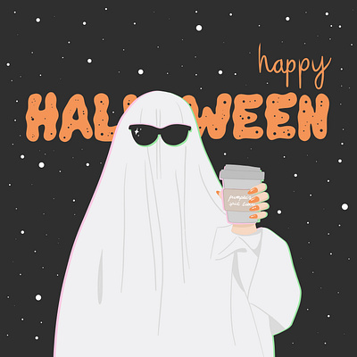 Happy Halloween adobe fresco art design illustration vector