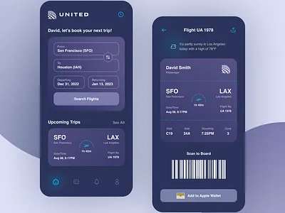 United App Redesign app concept design redesign ui uiux ux