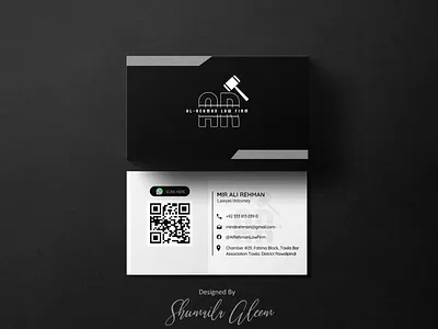 Business Card Design for a Law Firm brand identity design branding business card design graphic design logo