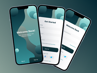 SIGN UP & SIGN IN PAGES ui design ux and ui uxui design challenge