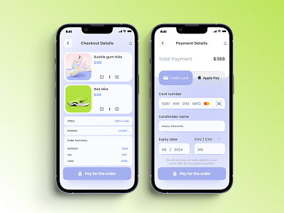 Designed a Checkout mobile page to make payment design ui ui design ux ux and ui uxui design challenge