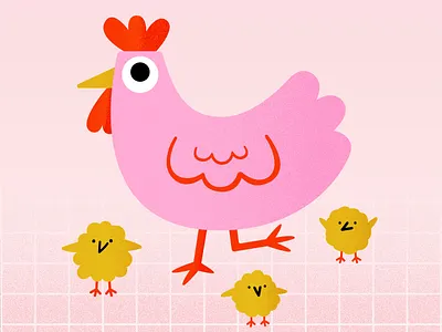 Mother Clucker animal art chicken cute design draw drawing holiday illustration logo