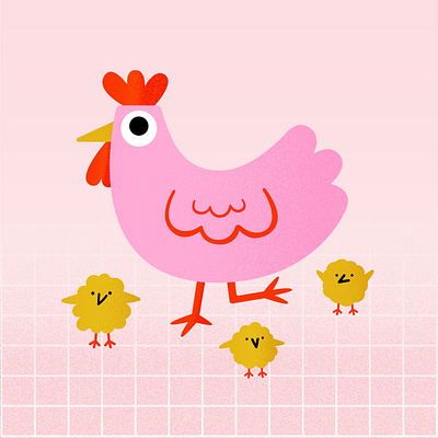 Mother Clucker animal art chicken cute design draw drawing holiday illustration logo