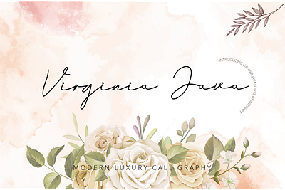 Virginia Java Font written