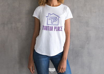 Tantua Place Logo on T-Shirt agency design domicile graphic habitation home house logo messuage property real estate residence t shirt tshirt vector