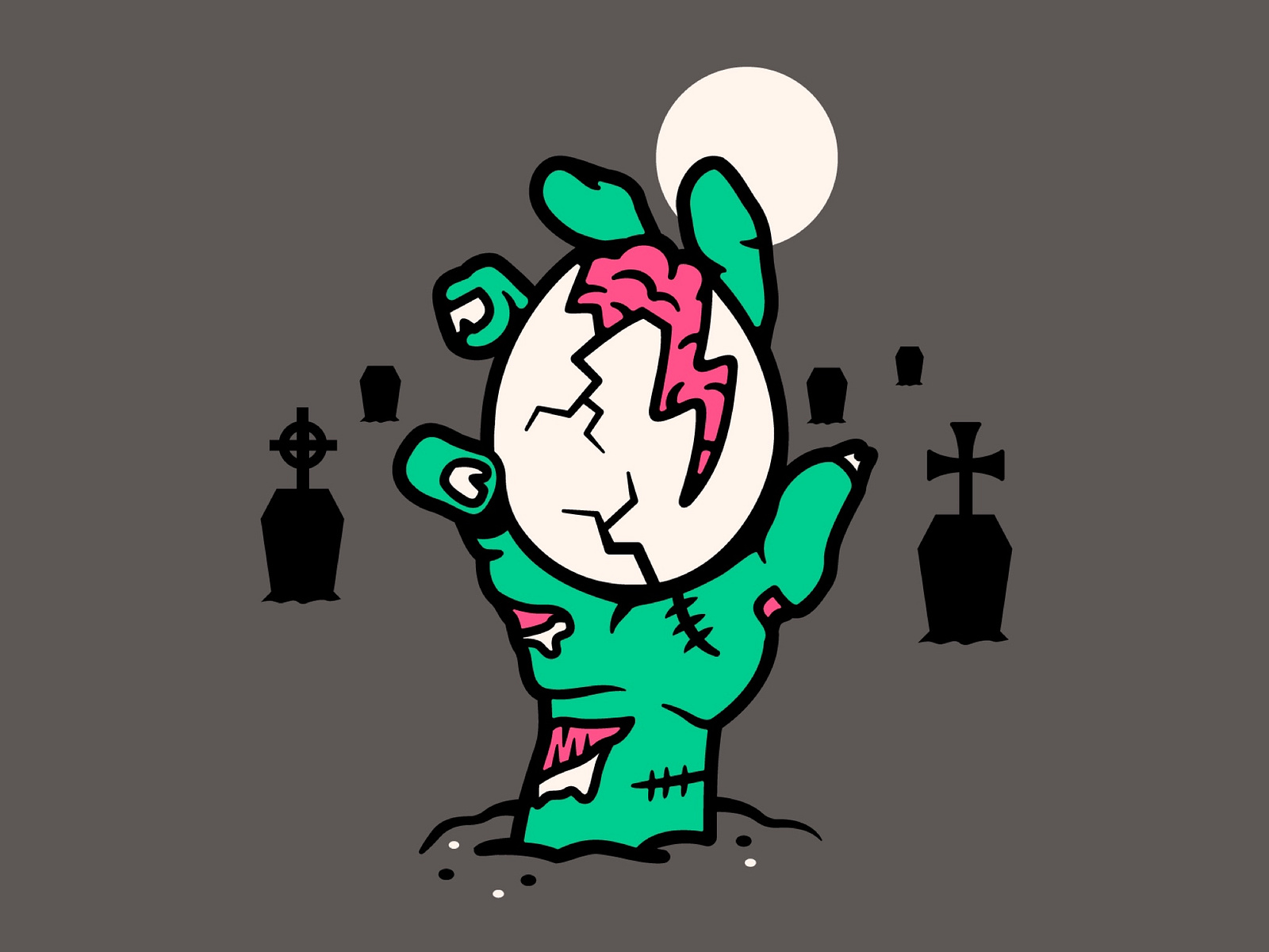 Electric Zombie by Jessie Maisonneuve on Dribbble