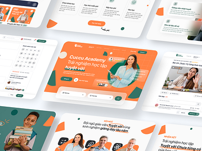 Case study: Cuccu Academy - Education Platform classroom online course design edu edu web education education platform graphic design online test ui ux web website