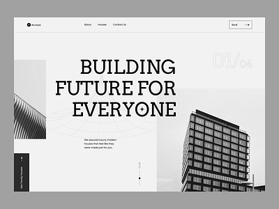 Real Estate header concept animation clean creative design dribbble header interface landing page minimal popular shot reat estate saidul islam typography ui ui design uiux uxdesign visual design web website design