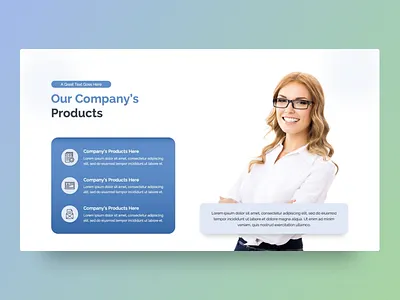 Our Company’s Products business company profile creative design doftrex graphic design illustration infographic powerpoint powerpoint template presentation products