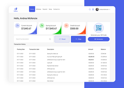 Finance Banking User Dashboard banking dashboard banking ui finance banking user dashboard finance dashboard finance ui saas ui ui ux design