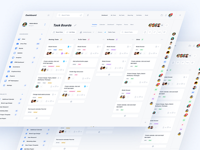 Task Dashboard Design 3d agency dashboard animation dashboard dashboard design fintech app fintech web design illustration landing page management dashboard marketing dashboard marketing web design minimalist dashboard task dashboard ui ui dashboard web web design website design