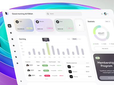 Banking dashboard admin banking banking dashboard creative dashboard design flat grap minimal money savings product product design ui ui design user experience users ux web webapp website