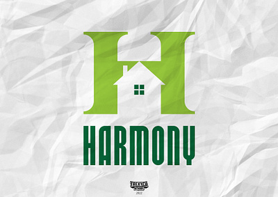 Harmony Logo agency design domicile graphic habitation harmony home house logo messuage property real estate residence vector