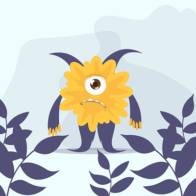 Monster Character design graphic design illustration vector