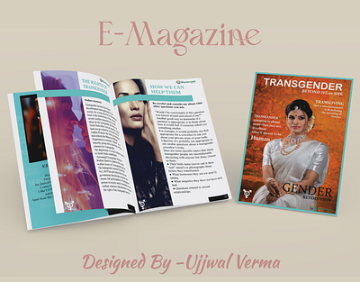 E- Magazine branding canva design e magazine illustration illustrator magazine ngo photoshop print print item design social work