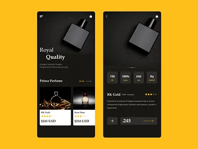 Perfume Mobile App Design! android app app app design brand design graphic design iphone app design logo mobile app mobile design ui website website fdesign