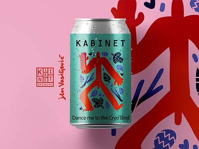 Dance me to the Kabinet beerlabel craftbeer design graphic design illustration