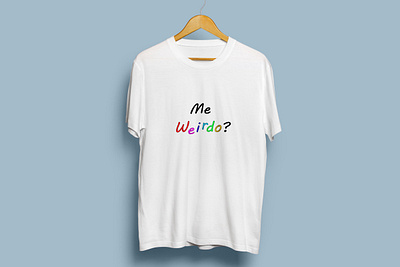 T-shirt Me Weirdo heart