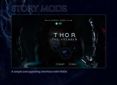 Thor, Space Viking - Game Design Concept with web3 feature adobe animation case study design figma interaction interaction design product design prototype sound design ui ux