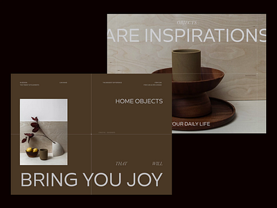 Home Objects / Concept 2 branding e commerce graphic design home interaction interior minimalistic shop ui design