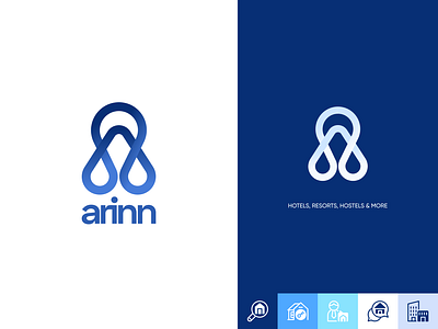 Arinn Branding Design adventure ashik.vision booking brand design brand identity branding branding design design explore holiday hotel logo logo design modern symbol travel agency logo travel logo traveling trip visual identity